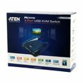 Picture of ATEN KVM stikalo 4x1 mini VGA/USB/ AVDIO s kabli CS64US