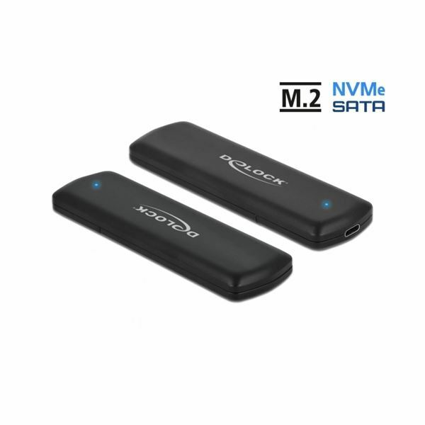 Ohišje SSD USB 3.1 TIP C M.2 NVMe PCIe ali SATA SSD Delock 42633