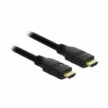 HDMI kabel z mrežno povezavo 15m Delock UHD 4K aktivni 85285