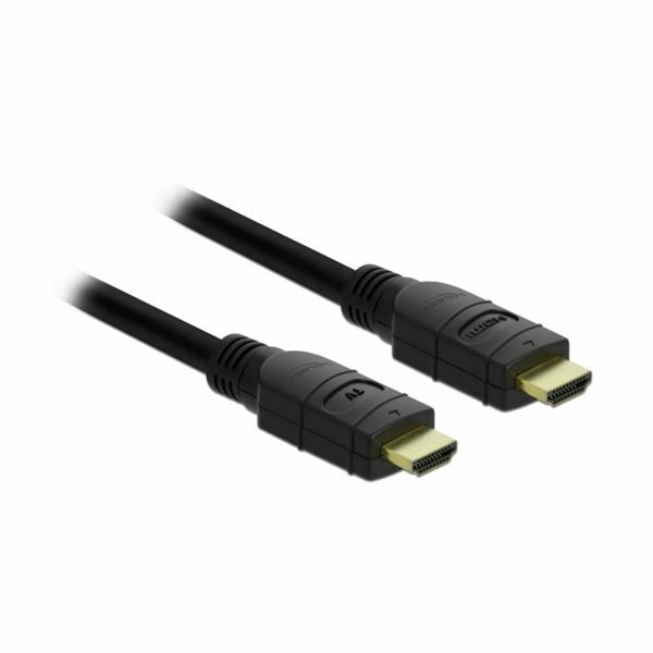 HDMI kabel z mrežno povezavo 15m Delock UHD 4K aktivni 85285