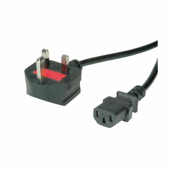 Napajalni kabel 220V C13 180° UK 1,8m Value