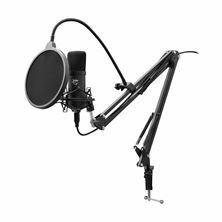 Mikrofon kondenzatorski na roki za Podcast in Streaming DSM-01 White Shark