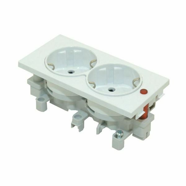 Modul 16A S1/9 dvojni bel Simon Connect