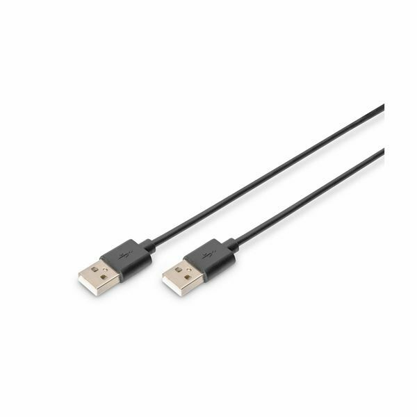 Kabel USB A-A 1m Digitus črn