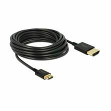 Slika Delock kabel HDMI/mini  3D 4K 4,5m črn 84780