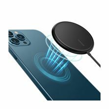 QI brezžični hitri polnilec 15W magnetni iPhone 12 magsafe Tip C 1.5m črn Baseus WXJK-F01