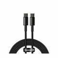 Kabel USB C-C 2m 100W 20V5A Tungsten črn pleten Baseus CATWJ-A01