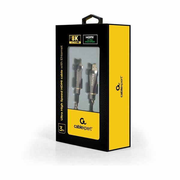 HDMI kabel z mrežno povezavo 3m Cablexpert črn High Speed Ultra HD 8K