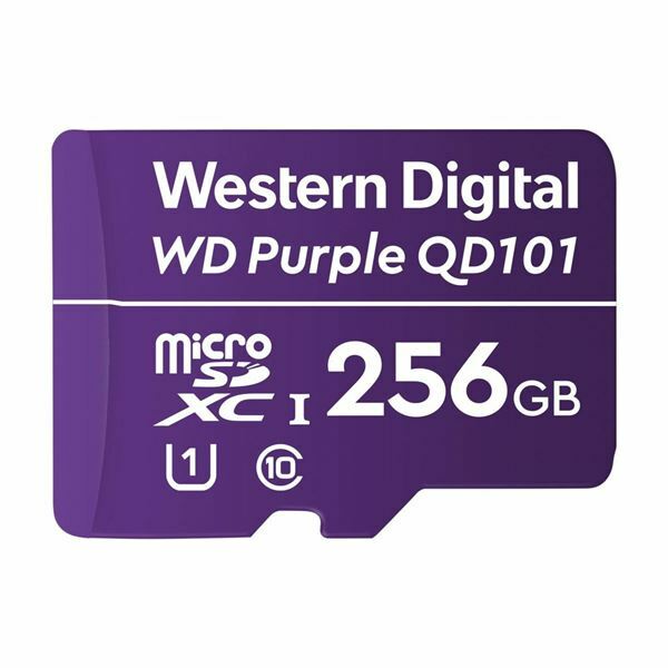 Pomnilniška kartica microSD XC 256GB WD PURPLE QD101