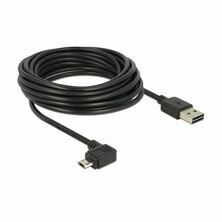 Slika Delock kabel USB A-B mikro kotni EASY 5m obojestranski 85562