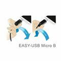 Picture of Delock kabel USB A-B mikro kotni EASY 5m obojestranski 85562