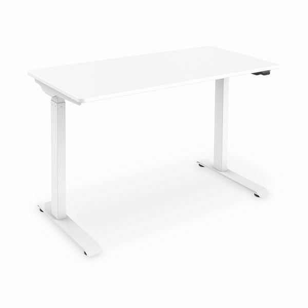 Miza-električni dvig Digitus dvig do višine 123cm, bela DA-90407