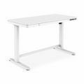 Miza-električni dvig Digitus s predalom in USB polnilcem, dvig do 121cm, bela DA-90406