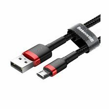 Kabel USB A-B mikro 3m 2A Cafule rdeč+črn Baseus CAMKLF-H91