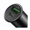 Picture of Baseus polnilec avtomobilski 12V 30W QC PD TipA TipC črn CCYS-C01