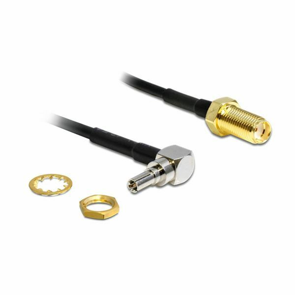 Brezžična antena - kabel SMA na CRC-9 kotni 20cm Delock 88466