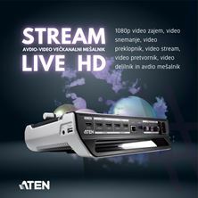 Slika Avdio-Video večkanalni mešalnik StreamLive HD Aten