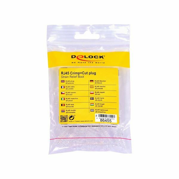 Picture of Delock protiprašna zaščita za RJ45 konektorje Crimp & Cut pak/20 86455