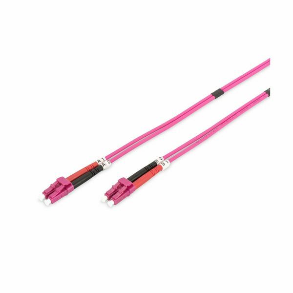 Optični kabel MM OM4 1m vijolična Digitus