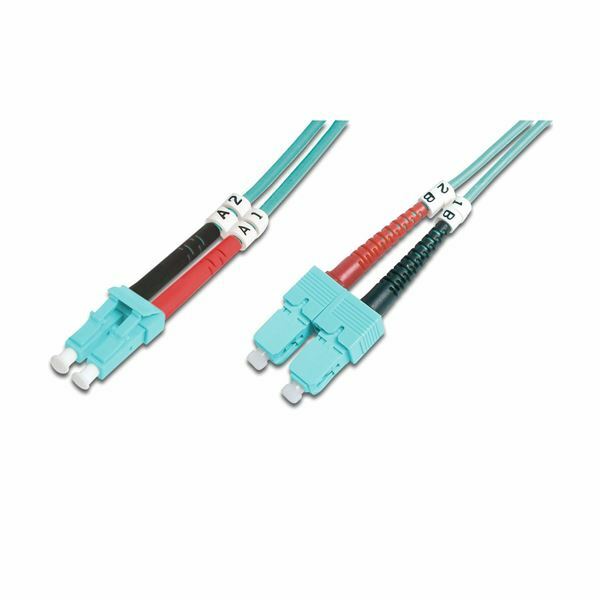 Optični kabel MM OM3 1m moder Digitus