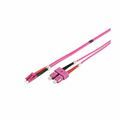 Optični kabel MM OM4 1m vijoličen Digitus