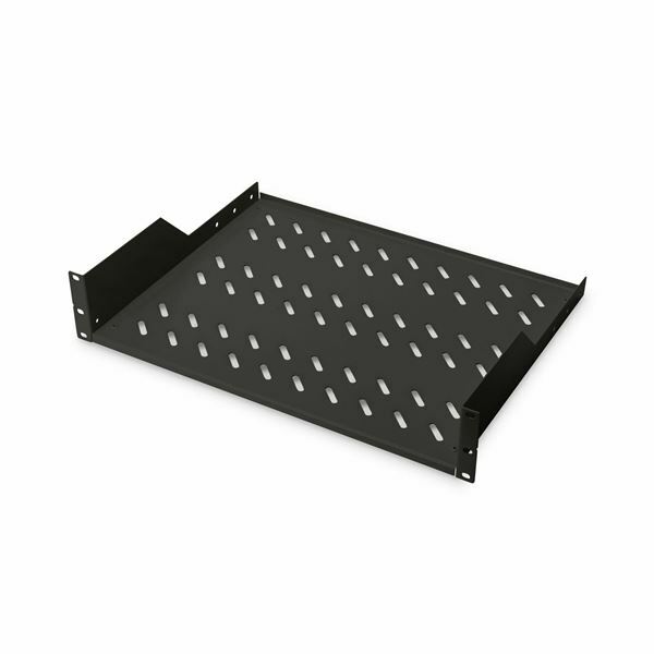 Polica 2U 370mm Digitus, DN-19 TRAY-2-SW