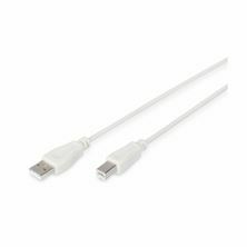 Kabel USB A-B 1,8m Digitus siv, AK-300102-018-E