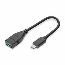 Adapter USB 3.1 Tip-C - USB-A 3.0 Ž OTG Digitus, AK-300315-001-S