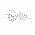 Picture of Triton kabinet zidni 15U 770 600x400 siv sestavljen