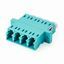 Optični adapter LC Quad OM3 Multimode KELine KE-LCD-MM-AQ