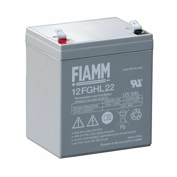 Akumulator FIAMM 12V/ 5 Ah