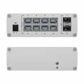 Picture of Teltonika stikalo Giga  8-port 8x PoE 2xSFP 240W DIN Mini TSW200