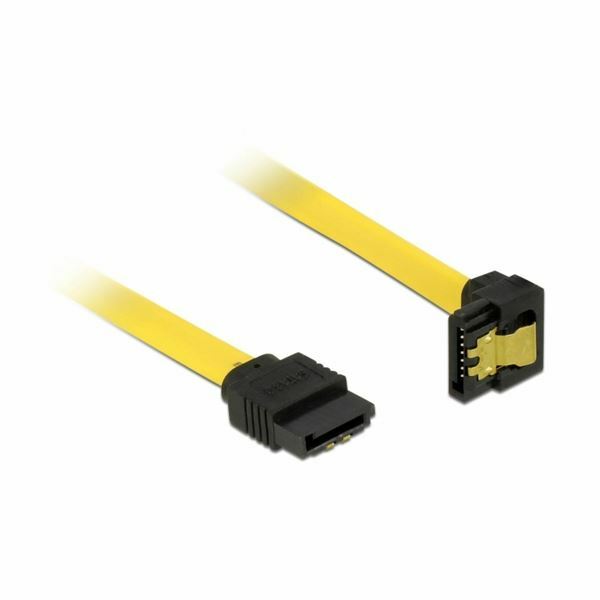 Kabel SATA kotni 90° 6 Gb/s 0,3m Delock 82806
