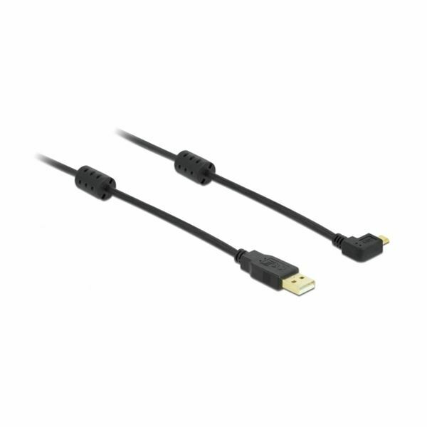 Kabel USB A-B mikro kotni-270st. 1m Delock 83250