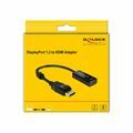 Picture of Delock adapter DisplayPort-HDMI pasivni 4K 30Hz 20cm 62609
