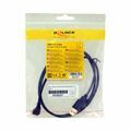 Picture of Delock kabel USB A-B mikro kotni-90st. desni 1m 83147