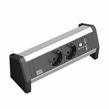 BAC-DESK 1 namizni razdelilec 2x220V 2x USB Bachmann 902.0192