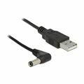 Kabel USB M – napajalni M DC 5,5 fi x 2,1mm 1,5m Delock 85588