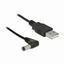 Kabel USB M – napajalni M DC 5,5 fi x 2,1mm 1,5m Delock 85588