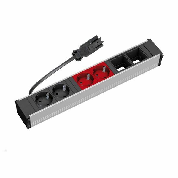 Coni vgradni razdelilec 356mm 2x220V , 2x220V RDEČE