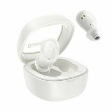 Slušalke ušesne brezžične Bluetooth Baseus Bowie WM02 bele NGTW180002
