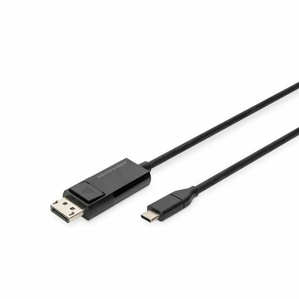 DisplayPort - USB Tip C kabel 2m 8K 30Hz obojesmerni Digitus ,AK-300334-020-S