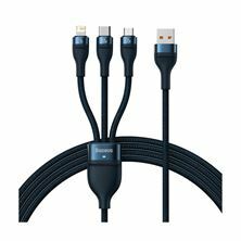 Slika Baseus polnilni kabel USB 3v1 Lightning/ TipC/Mikro 100W PD moder 1,2m CASS030003