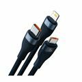 Picture of Baseus polnilni kabel USB 3v1 Lightning/ TipC/Mikro 100W PD moder 1,2m CASS030003