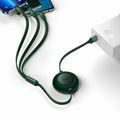 Picture of Baseus polnilni kabel USB 3v1 Lightning/ TipC/Mikro 3.5A  zelen 1,1m CAMJ010006