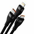 Picture of Baseus kabel USB TipC/TipA 2v3 Lightning /TipC/Mikro 100W 1.2m črn CASS030101