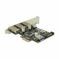 Picture of Delock kartica PCIe USB 3.0 3xA + 1xA int. + Low Profile 89301