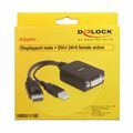 Picture of Delock adapter aktivni DisplayPort-DVI 61855
