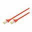 SFTP CAT.6A patch 0,25m rdeč LSZH Digitus, DK-1644-A-0025/R