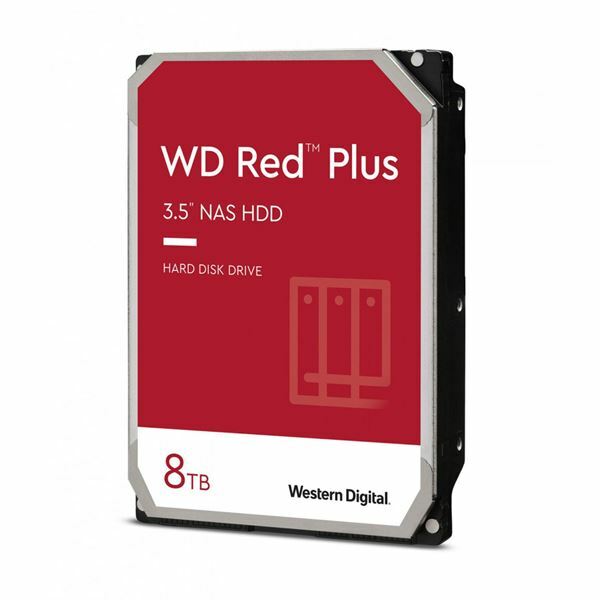 WD RED PLUS CMR 8TB trdi disk 9cm 5640 128MB SATA WD80EFZZ 